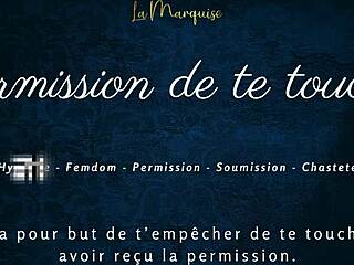 permission to touch? 😏 french joi edges you with groping instructions