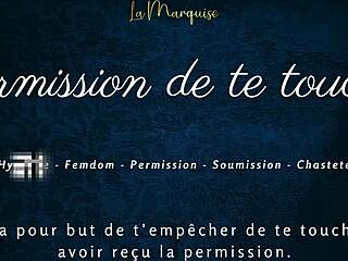 permission to touch? 😏 french joi edges you with groping instructions