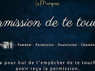 permission to touch? 😏 french joi edges you with groping instructions