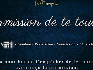 permission to touch? 😏 french joi edges you with groping instructions