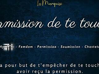 permission to touch? 😏 french joi edges you with groping instructions