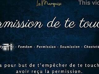 permission to touch? 😏 french joi edges you with groping instructions