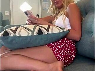 Naughty Stepsis Shaved Pussy Pounded Doggystyle Missionary On Phone