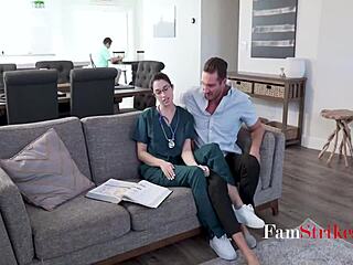medical student alex coal blackmails fucks old uncle doggystyle in hospital taboo