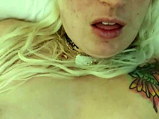 alina blonde tattoo squirting masturbation explodes all over hotel room!!