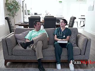 medical student alex coal blackmails fucks old uncle doggystyle in hospital taboo