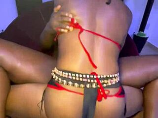 Hot Curvy Ebony Learns Hard Strapon Lesson From Bisexual Instructor