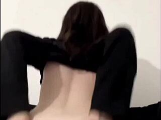 British coed's webcam solo toy play turns teasingly intense