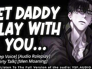 Listen pervy step-dad's dirty talk as he makes you cum hard on his cock