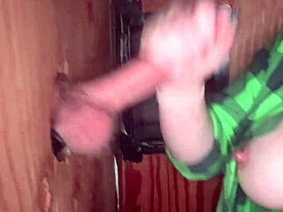 Amateur whore gloryhole sucks monster cocks cumshot facial cum in mouth covered