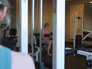 omg then i met her and we licked pussies kissing hard at sweaty gym workout!!