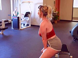 omg then i met her and we licked pussies kissing hard at sweaty gym workout!!