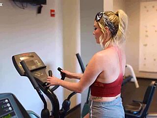 omg then i met her and we licked pussies kissing hard at sweaty gym workout!!
