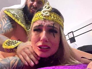 wet pussy clenches huge cock pulsing cum deep inside her