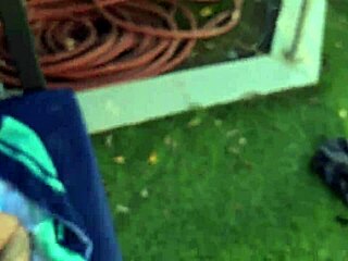BIG ASS LATINA TOKYO LYNN CAUGHT NAKED TANNING BY THE POOL!