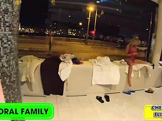 cherry kiss rides step-sibling cock doggystyle until juicy orgasm drenches bedroom