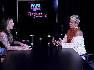 wanna see just joana's naughty tattooed brazilian interview turn into toy teasing on sheer red?