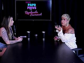 wanna see just joana's naughty tattooed brazilian interview turn into toy teasing on sheer red?