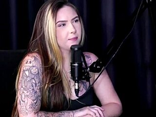 wanna see just joana's naughty tattooed brazilian interview turn into toy teasing on sheer red?