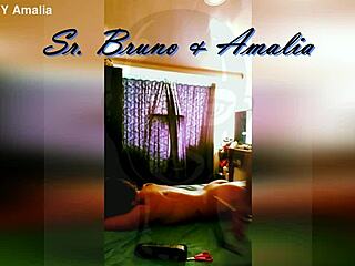 Amalia's Bound Spanking Session