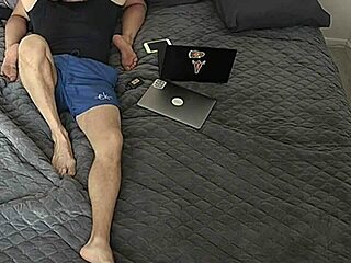 Slutty milf wife cheats cuckold husband bedroom lover fucks shaved pussy creampie orgasm lick