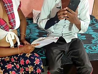 indian stepsis tempts bro with dirty hindi talk bent over doggystyle