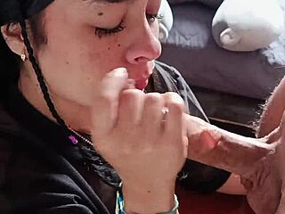 Min kæreste Nova Grey tester min pov cam med deepthroat rod!