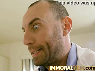 Doctor fixes hot wife's big boobs with hardcore pounding