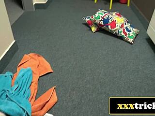 Hot ffm threesome alexis crystal kittina clairette suck cocks fuck pussies hardcore in rundown european dorm