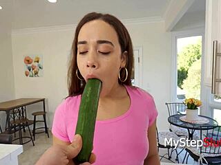 Stepdad's Filthy Oral Lessons Keep Teen Stepdaughter Safe from Trouble