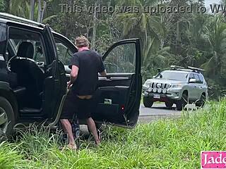 what if ya saw me on knees takin dick bent over car by highway side public fuck