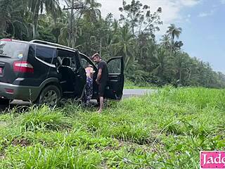 what if ya saw me on knees takin dick bent over car by highway side public fuck