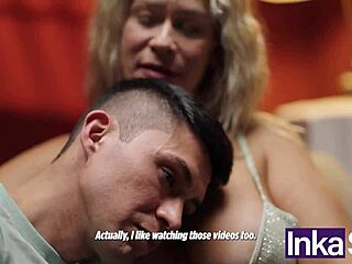stepmom catches stepson stroking then sneaks in for secret pounding cata sanchez