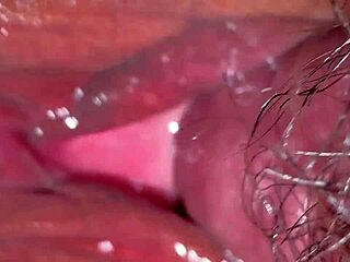 VIRGIN PUSSY Takes COCK First Time Christmas Close-Up!