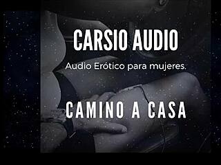 escucha mi voz masculina erótica camino a casa en fiesta holiday asmr.