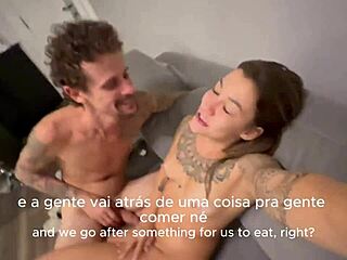 Encontrei com uns amigos e fizemos uma troca de casal depois de um jantarzinho
