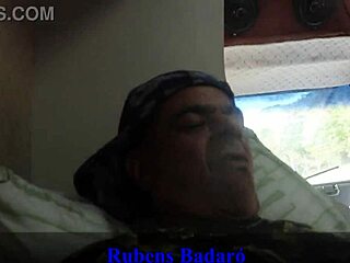 Old guy with big cock fucks aninha in moving motorhome