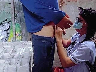 mouth watering deep blowjob for my construction neighbor 😈