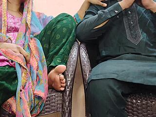 Desi boy fucked his horny khala in bathroom