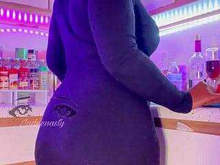 ms bulma briefs gives you a show in her kitchen