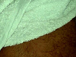 sweaty moans fill the room with towels