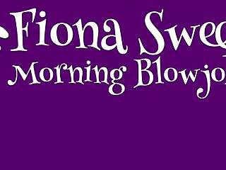 sexy indian fiona gives early morning blowjob to husband