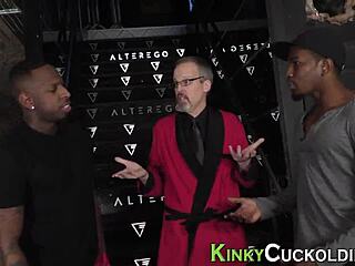 Tiny hotwife rides bbcs hard in fetish cuckold scene