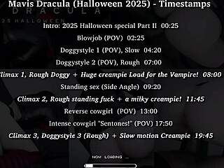 Mavis Dracula vol 5 Halloween goth babe in tight leather dress intense fuck