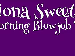 sexy indian fiona gives early morning blowjob to husband