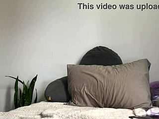 Goth girl pees while watching cocks