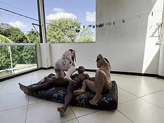 sexo intenso a tres vejo exatamente a hora que meu marido engravida minha amiga na minha frente