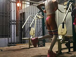 hermosa tranny mexicana in public anal