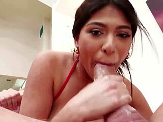 Reyna belle cums hard from big cock in asshole