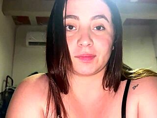 my bbw sister in law shows her huge tits and ass after folding clothes